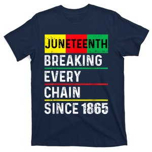 Juneteenth Breaking Every Chain Since 1865 African American T-Shirt