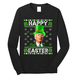 Joe Biden Easter Confused St Patricks Day Long Sleeve Shirt