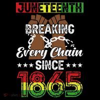 Juneteenth Breaking Every Chain Since 1865 African Button