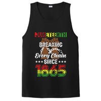 Juneteenth Breaking Every Chain Since 1865 African PosiCharge Competitor Tank