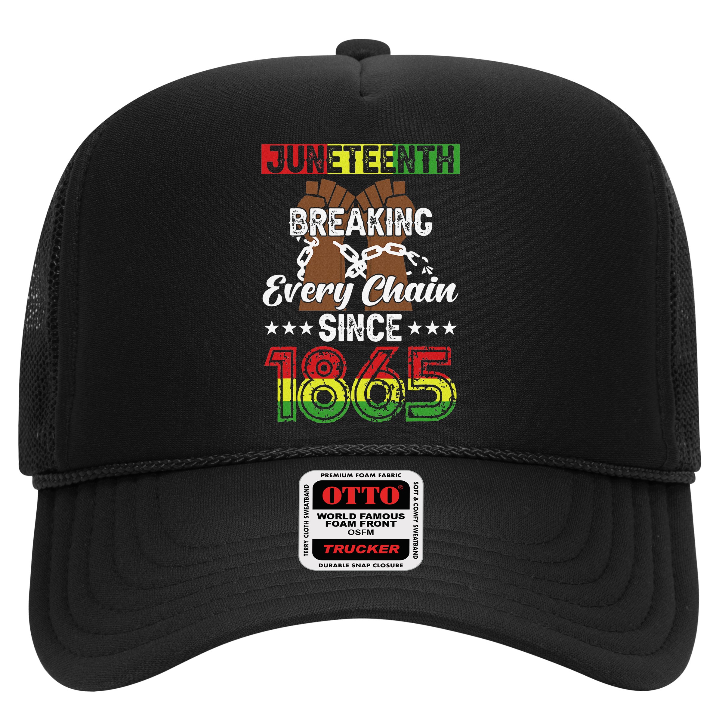 Juneteenth Breaking Every Chain Since 1865 African Hat