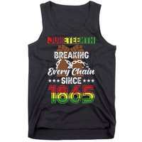 Juneteenth Breaking Every Chain Since 1865 African Tank Top