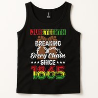 Juneteenth Breaking Every Chain Since 1865 African Tank Top
