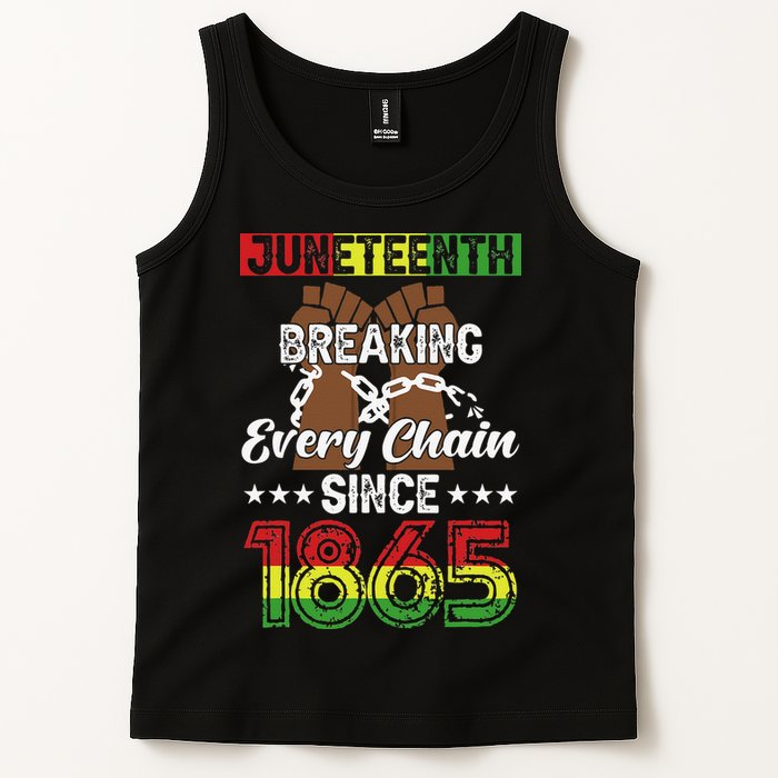 Juneteenth Breaking Every Chain Since 1865 African Tank Top