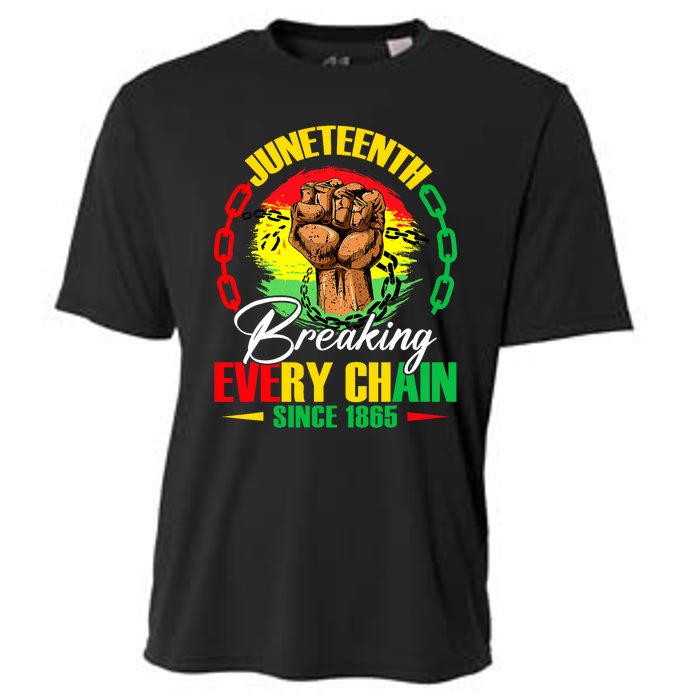 Juneteenth Breaking Every Chain Since 1865 Cooling Performance Crew T-Shirt