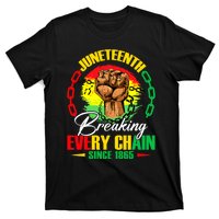 Juneteenth Breaking Every Chain Since 1865 T-Shirt