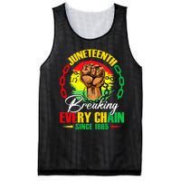 Juneteenth Breaking Every Chain Since 1865 Mesh Reversible Basketball Jersey Tank