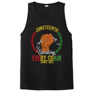 Juneteenth Breaking Every Chain Since 1865 PosiCharge Competitor Tank