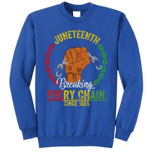 Juneteenth Breaking Every Chain Since 1865 Sweatshirt