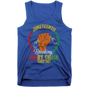 Juneteenth Breaking Every Chain Since 1865 Tank Top