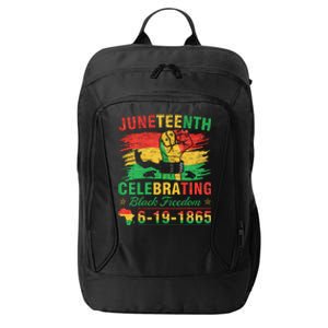 Juneteenth Breaking Every Chain Black City Backpack