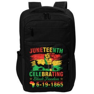 Juneteenth Breaking Every Chain Black Impact Tech Backpack