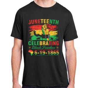 Juneteenth Breaking Every Chain Black Adult ChromaSoft Performance T-Shirt