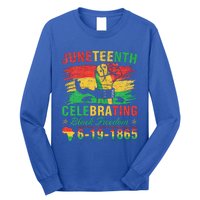 Juneteenth Breaking Every Chain Black Long Sleeve Shirt