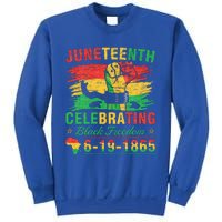 Juneteenth Breaking Every Chain Black Sweatshirt