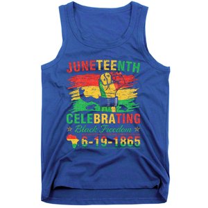 Juneteenth Breaking Every Chain Black Tank Top