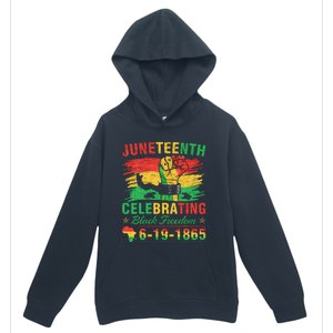 Juneteenth Breaking Every Chain Black Urban Pullover Hoodie