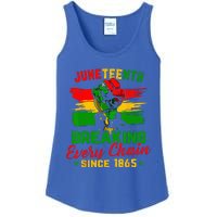 Juneteenth Breaking Every Chain Since 1865 Ladies Essential Tank