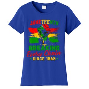 Juneteenth Breaking Every Chain Since 1865 Women's T-Shirt