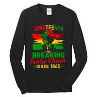 Juneteenth Breaking Every Chain Since 1865 Tall Long Sleeve T-Shirt