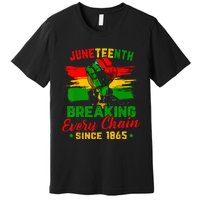 Juneteenth Breaking Every Chain Since 1865 Premium T-Shirt