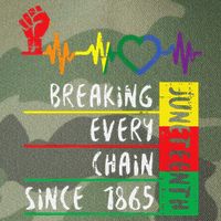 Juneteenth Breaking Every Chain Since 1865 Legacy Tie Dye Trucker Hat