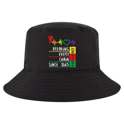 Juneteenth Breaking Every Chain Since 1865 Cool Comfort Performance Bucket Hat