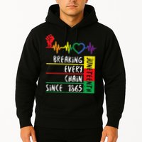Juneteenth Breaking Every Chain Since 1865 Hoodie