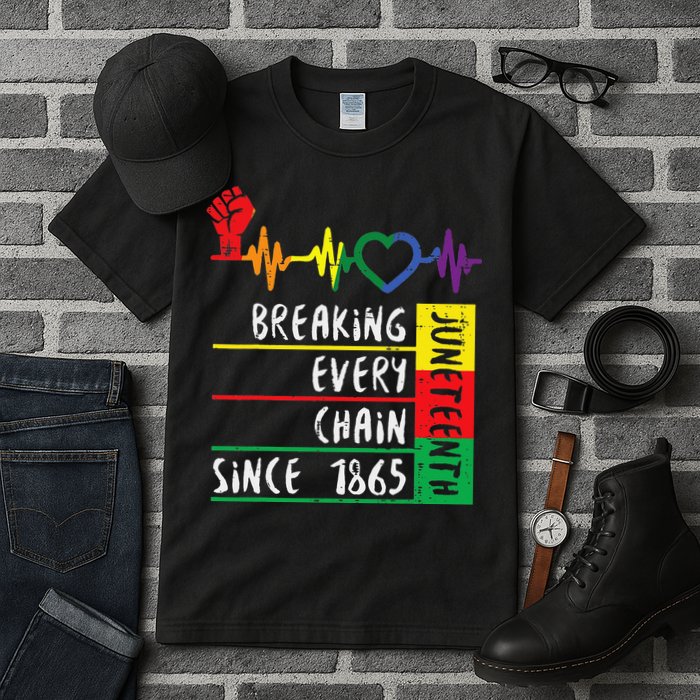 Juneteenth Breaking Every Chain Since 1865 Tall T-Shirt