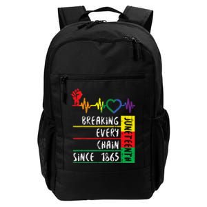 Juneteenth Breaking Every Chain Since 1865 Daily Commute Backpack