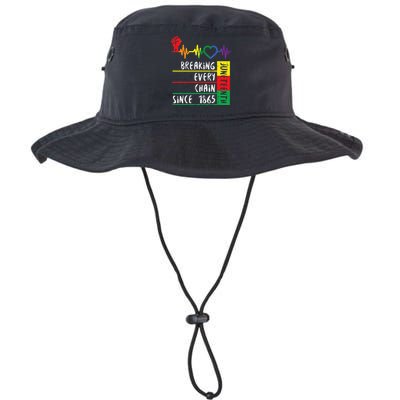 Juneteenth Breaking Every Chain Since 1865 Bucket Hat