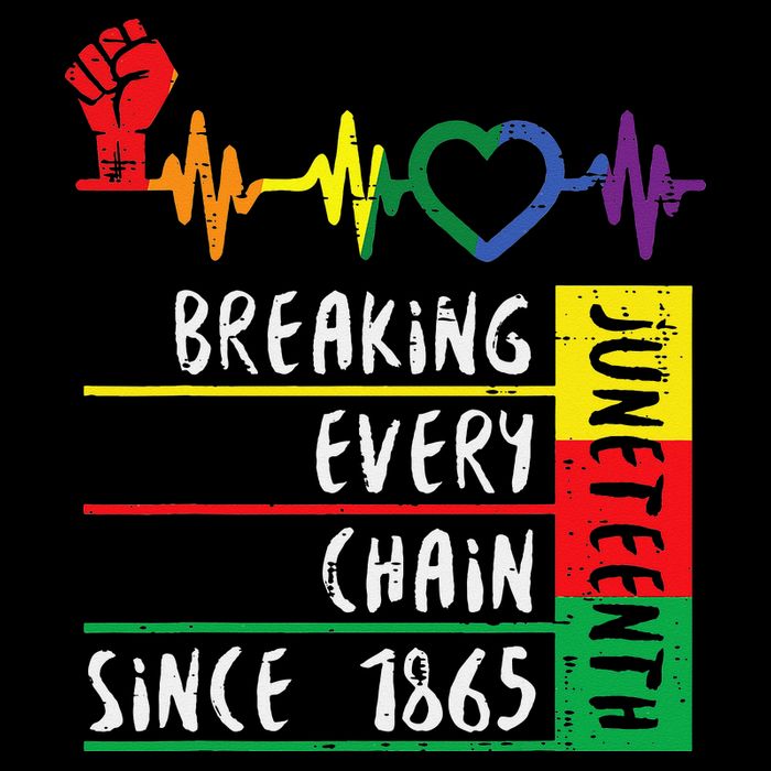 Juneteenth Breaking Every Chain Since 1865 16 in Basic Backpack