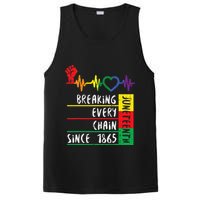 Juneteenth Breaking Every Chain Since 1865 PosiCharge Competitor Tank
