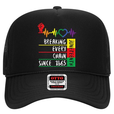 Juneteenth Breaking Every Chain Since 1865 Trucker Hat