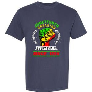 Juneteenth Breaking Every Chain Since 1865 African American Garment-Dyed Heavyweight T-Shirt