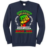 Juneteenth Breaking Every Chain Since 1865 African American Sweatshirt