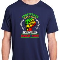 Juneteenth Breaking Every Chain Since 1865 African American Adult ChromaSoft Performance T-Shirt