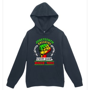 Juneteenth Breaking Every Chain Since 1865 African American Urban Pullover Hoodie