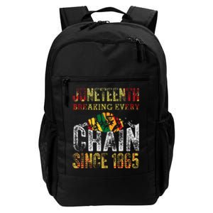 Juneteenth Breaking Every Chain Since 1865 Daily Commute Backpack