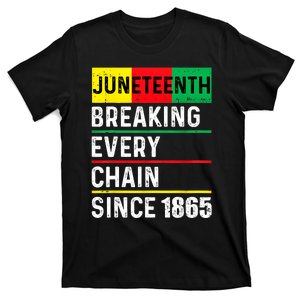 Juneteenth Breaking Every Chain Since 1865 African American T-Shirt