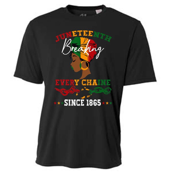 Juneteenth Breaking Every Chain Since 1865 Cooling Performance Crew T-Shirt