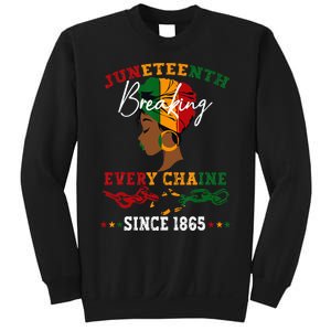 Juneteenth Breaking Every Chain Since 1865 Sweatshirt