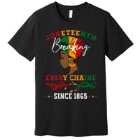 Juneteenth Breaking Every Chain Since 1865 Premium T-Shirt