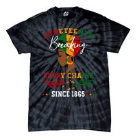 Juneteenth Breaking Every Chain Since 1865 Tie-Dye T-Shirt