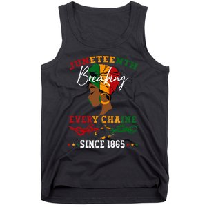 Juneteenth Breaking Every Chain Since 1865 Tank Top