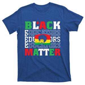 Junenth Black Educator Matters Black History Month Gift T-Shirt