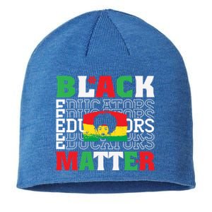 Junenth Black Educator Matters Black History Month Gift Sustainable Beanie