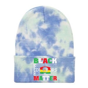 Junenth Black Educator Matters Black History Month Gift Tie Dye 12in Knit Beanie