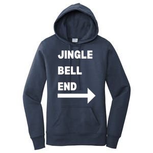 Jingle Bell End Rude Christmas Women's Pullover Hoodie