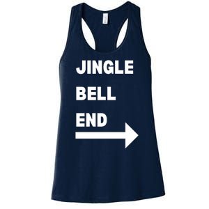 Jingle Bell End Rude Christmas Women's Racerback Tank